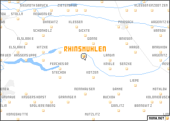 map of Rhinsmühlen