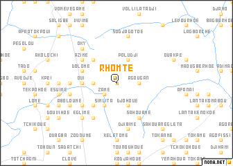 map of Rhomté