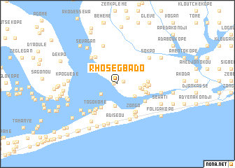 map of Rhoségbado