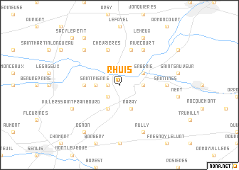 map of Rhuis