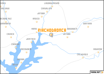 map of Riacho da Onça