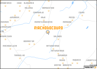 map of Riacho do Couro