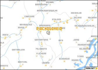 map of Riacho do Meio