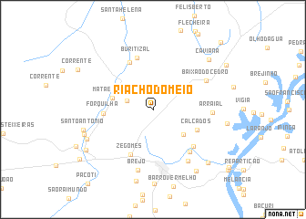map of Riacho do Meio