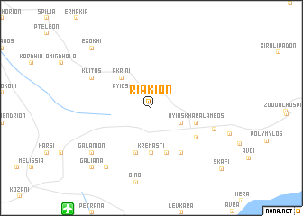 map of Riákion