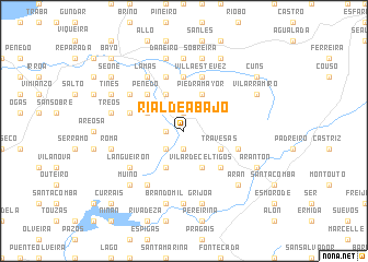 map of Rial de Abajo