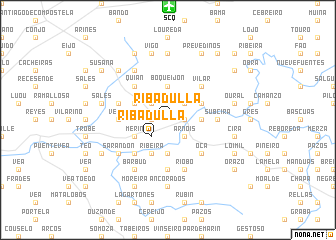 map of Ribadulla