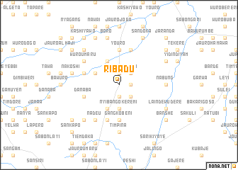 map of Ribadu