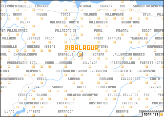 map of Ribalagua