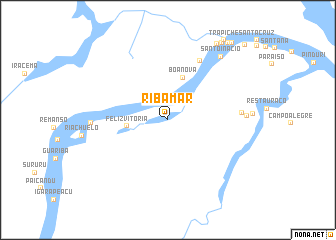 map of Ribamar