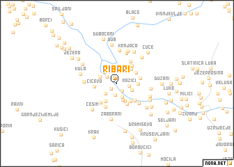 map of Ribari