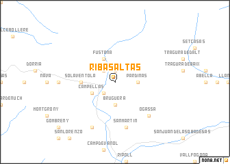 map of Ribas Altas