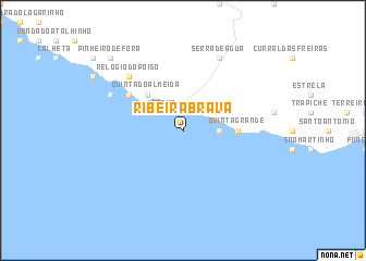 map of Ribeira Brava