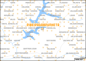 map of Ribeira da Brunheta