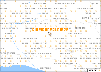 map of Ribeira de Algibre