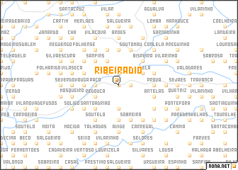 map of Ribeiradio