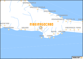 map of Ribeira do Cabo