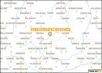 map of Ribeira dos Carinhos