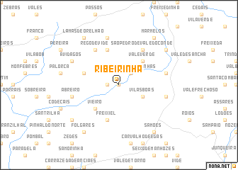 map of Ribeirinha