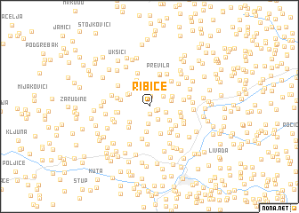 map of Ribice