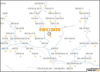 map of Ribicioara