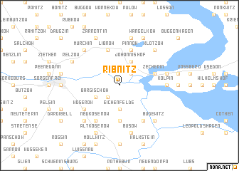 map of Ribnitz