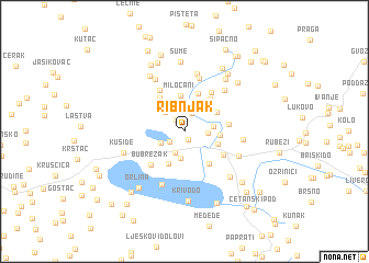 map of Ribnjak