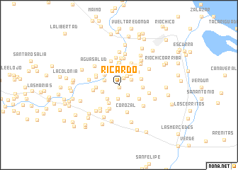 map of Ricardo