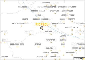 map of Ricasoli