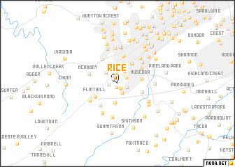 map of Rice
