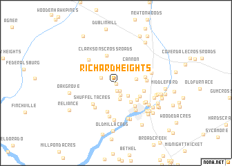 map of Richard Heights