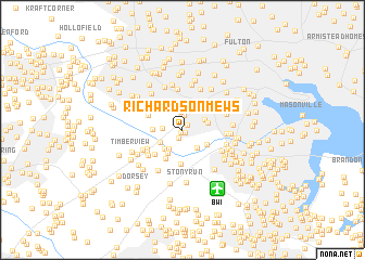 map of Richardson Mews
