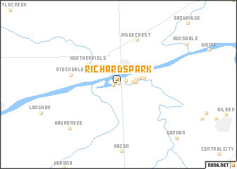 map of Richards Park