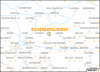 map of Richebourg-lʼAvoué