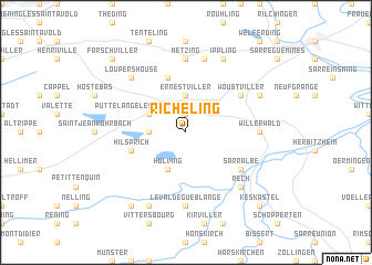 map of Richeling