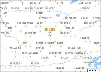 map of Riche