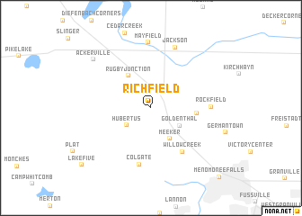 map of Richfield