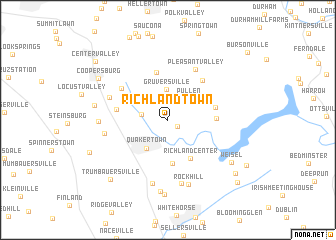 map of Richlandtown