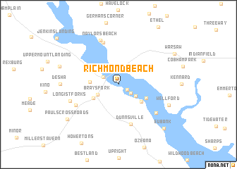 map of Richmond Beach