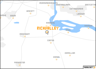 map of Rich Valley