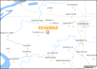 map of Richwoods