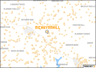 map of Richwynn Hill