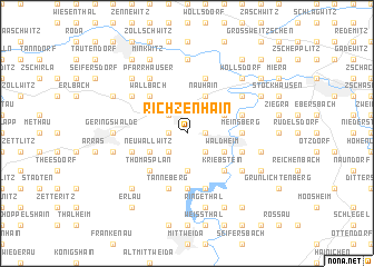 map of Richzenhain