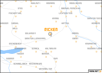 map of Ricken