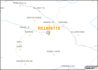 map of Riclaretto