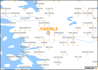 map of Ridanala