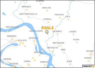 map of Riddle