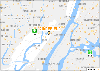 map of Ridgefield