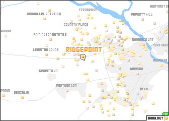 map of Ridge Point