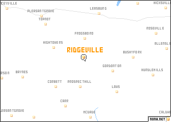 map of Ridgeville